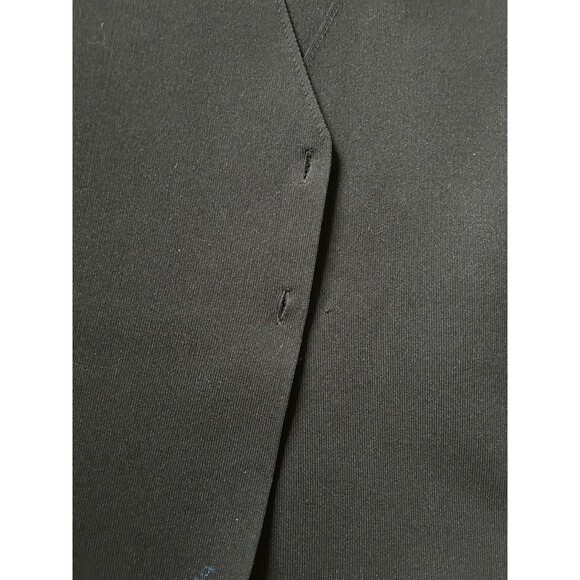 Women's Zara Black Ponte Short Sleeve Cardigan Top Size XL - Picture 4 of 8